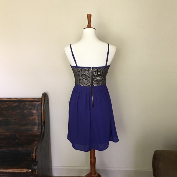 🎉 Jealous Tomato Patterned Bodice Cocktail Dress - Picture 5 of 6